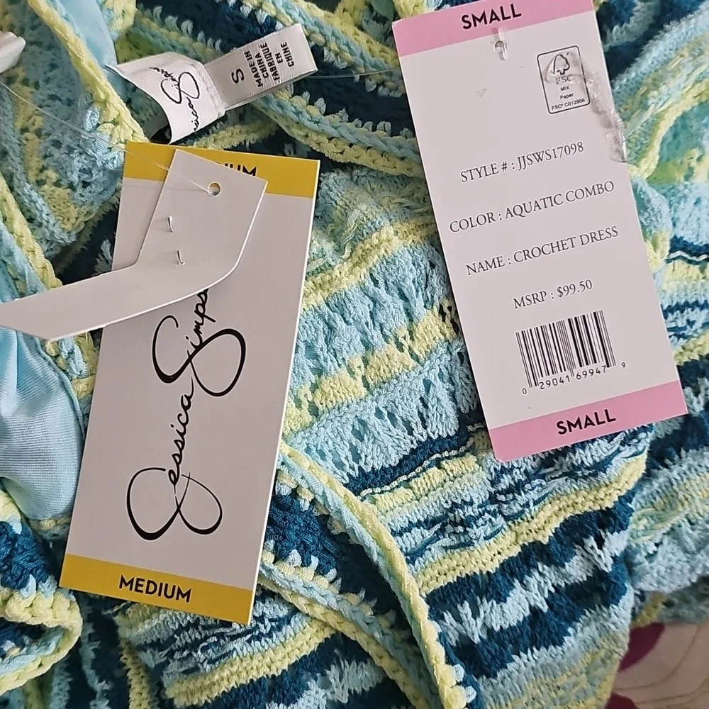 Jessica Simpson Women's Dresses Nwt Jessica Simpson Crochet Midi Dress - Picture 6 of 7